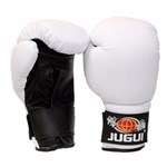 Ficha técnica e caractérísticas do produto Luva de Boxe Muay Thai Combate 10 OZ Branco - Jugui