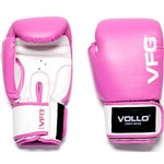 Ficha técnica e caractérísticas do produto Luva de Boxe VFG Tamanho 14 Oz Rosa - Vollo