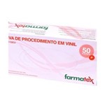 Ficha técnica e caractérísticas do produto Luva de Procedimento em Vinil (sem Talco) *P -FARMATEX