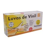 Ficha técnica e caractérísticas do produto Luva de Vinil M Sem Pó Descarpack Cx com 100 Unid