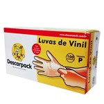 Ficha técnica e caractérísticas do produto Luva de Vinil P com Pó Descarpack Cx com 100 Unid