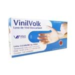 Ficha técnica e caractérísticas do produto Luva de Vinil Volk C/ 100 Pequena