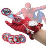 Ficha técnica e caractérísticas do produto Luva Homem Aranha Lança Disco Teia Brinquedo Lançador Spider