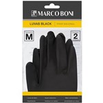Ficha técnica e caractérísticas do produto Luva Latex Black M com 2 Unidades Profissional Marco Boni