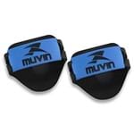 Ficha técnica e caractérísticas do produto Luva Musculação em EVA - Muvin - 1 Unidade - Preto/azul