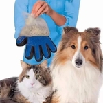 Ficha técnica e caractérísticas do produto Luva Nano Magnética Tira Pelos Pets Cães Gatos - True Touch Vermelho