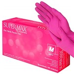 Ficha técnica e caractérísticas do produto Luva Nitrílica de Procedimento Pink M 100un Supermax