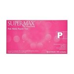 Ficha técnica e caractérísticas do produto Luva de Nitrilo Rosa Pink Supermax XP 100 Unidades