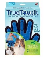 Ficha técnica e caractérísticas do produto Luva Tira Pelos True Touch Nano Magnética Pets Cães Gatos