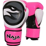 Ficha técnica e caractérísticas do produto Luvas de Boxe Muay Thai Colors Fluor 14 Oz Rosa Naja
