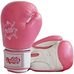 Ficha técnica e caractérísticas do produto Luvas de Boxe Treino 12oz Red Nose Pink e Branca