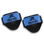 Ficha técnica e caractérísticas do produto Luvas Musculação em EVA LVA-100 - Preto/Azul - Muvin