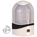 Ficha técnica e caractérísticas do produto Luz Noturna LED Mini Abajur Luminária com Sensor Tomada