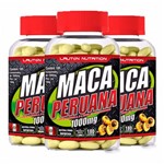 Ficha técnica e caractérísticas do produto Maca Peruana 1000mg Combo 3 Un 180 Comprimidos Lauton Nutrition