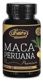 Ficha técnica e caractérísticas do produto Maca Peruana Premium 100 Pura Unilife 60 Cápsulas