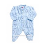 Ficha técnica e caractérísticas do produto Macacão Soft Pijama M/L - Azul - M