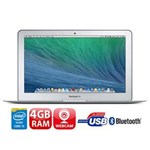 Ficha técnica e caractérísticas do produto MacBook Air Apple MD711BZ/B com Intel® Core™ I5 Dual Core, 4GB, 128GB SSD, Wireless, Bluetooth, Webcam, LED 11.6" e OS X Mavericks