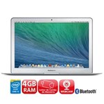 Ficha técnica e caractérísticas do produto MacBook Air Apple MD760BZ/B com Intel® Core™ I5 Dual Core, 4GB, 128GB SSD, Leitor de Cartões, Wireless, Bluetooth, Webcam, LED 13.3" e OS X Mavericks