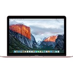Ficha técnica e caractérísticas do produto MacBook MMGL2BZ/A Mac OS X El Capitan com Intel Core M 8GB 256GB Tela 12" Ouro Rosa - Apple