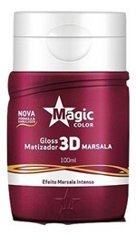Ficha técnica e caractérísticas do produto Magic Color Gloss 3 D Matizador Efeito Marsala 100ml