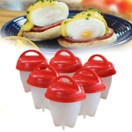 Ficha técnica e caractérísticas do produto Magic Egg Forma Cozinhar Ovos Fácil Fit Silicone Oferta
