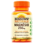 Ficha técnica e caractérísticas do produto Magnésio 250Mg - 30 Comprimidos - Sundown