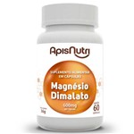 Ficha técnica e caractérísticas do produto Magnésio Dimalato 600Mg Apisnutri 60 Cápsulas