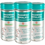 Ficha técnica e caractérísticas do produto 3 Magnesio Dimalato Puro - 180 Capsulas - Meissen