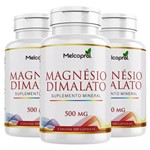 Magnésio Dimalato - 3x 100 Cápsulas - Melcoprol