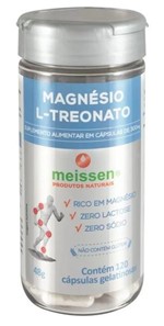 Ficha técnica e caractérísticas do produto Magnésio L. Treonato 120 Cápsulas Meissen Val: 07/21