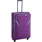 Ficha técnica e caractérísticas do produto Mala de Viagem Média 12N043T Roxo Bolso Frontal 4 Rodas Swiss Move