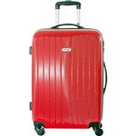Ficha técnica e caractérísticas do produto Mala de Viagem Pequena Vermelho em ABS e Cadeado Embutido - Travel Max