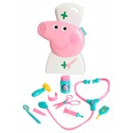 Ficha técnica e caractérísticas do produto Maleta de Médico de Plástico Peppa Pig Rosa Br195 Multikids