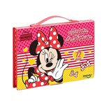 Ficha técnica e caractérísticas do produto Maleta de Pintura Minnie Mouse 72 Itens Molin (214452)