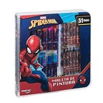 Ficha técnica e caractérísticas do produto Maleta de Pintura Square Spider-Man 51 Itens - Molin