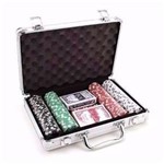 Ficha técnica e caractérísticas do produto Maleta de Poker 200 Peças