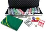 Ficha técnica e caractérísticas do produto Maleta de Poker 500 Fichas Oficiais Numeradas Kit Completo