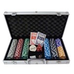 Ficha técnica e caractérísticas do produto Maleta de Poker Grand Royale Oficial - 300 Fichas Numeradas 11,5 Gramas - 2 Deck - Dealer