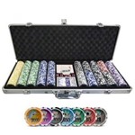 Ficha técnica e caractérísticas do produto Maleta de Poker Grand Royale Oficial - 500 Fichas Numeradas 11,5 Gramas - 2 Deck - Dealer