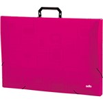 Ficha técnica e caractérísticas do produto Maleta Dellosmile A3 Rosa Pink