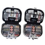 Ficha técnica e caractérísticas do produto Maleta Maquiagem Profissional Completa Fenzza 48 Itens - Preta