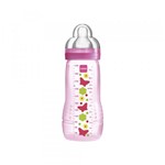 Ficha técnica e caractérísticas do produto Mamadeira Easy Active Fashion Bottle 330 Ml Girls Borboleta - MAM Baby