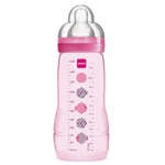 Ficha técnica e caractérísticas do produto Mamadeira Easy Active Fashion Bottle 330 Ml Rosa 4m+ 4834 - MAM