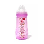 Ficha técnica e caractérísticas do produto Mamadeira Easy Active - Fashion Bottle 270ml Girl Rosa - MAM