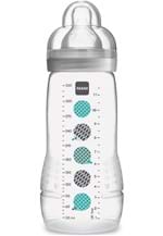 Ficha técnica e caractérísticas do produto Mamadeira Easy Active (Fashion Bottle) Mam - 330Ml Marfim