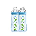 Ficha técnica e caractérísticas do produto Mamadeira Fashion Bottle 330 Ml Double Pack Boys - MAM Baby