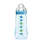 Ficha técnica e caractérísticas do produto Mamadeira Fashion Bottle Easy Active 330ml Ursinho Azul MAM