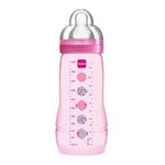 Ficha técnica e caractérísticas do produto Mamadeira Fashion Bottle Girls 330 Ml - Rosa - Peixinhos