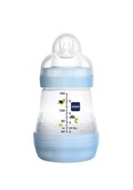 Ficha técnica e caractérísticas do produto Mamadeira First Bottle 160ml Azul MAM