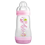Ficha técnica e caractérísticas do produto Mamadeira First Bottle 260Ml Meninas MAM